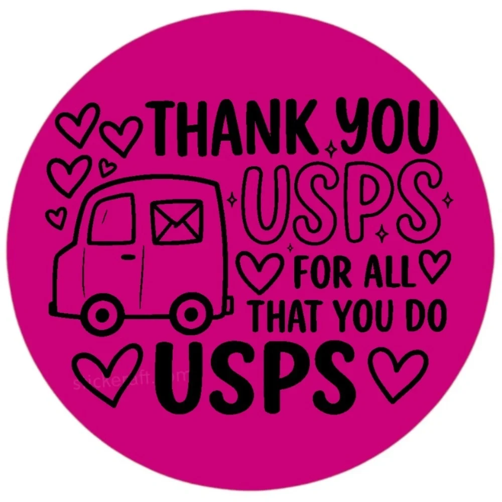 Thank You USPS Stickers for Packages & Envelopes – 2